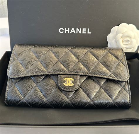 wallet for women chanel|chanel long wallet price.